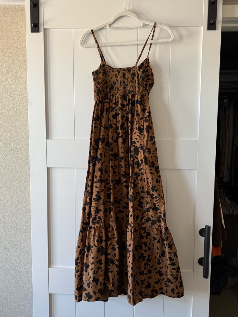 Saltwater Luxe Women’s Brown & Black Flora Maxi Dress - Picture 11 of 11